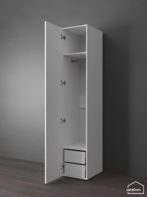 Шкаф Linnea MHR-1PO-3 2050х400х510 (Белый-М 11.1.1) в Асбесте - asbest.mebel24.online | фото 4