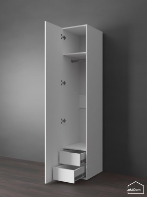 Шкаф Linnea MHR-1PO-3 2050х400х510 (Белый-М 11.1.1) в Асбесте - asbest.mebel24.online | фото 5