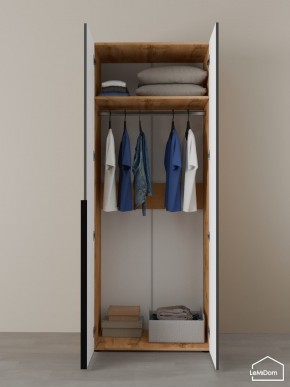 Шкаф Linnea MHR-2 2050х800х510 (ДВ-М 11.1.25) в Асбесте - asbest.mebel24.online | фото 4