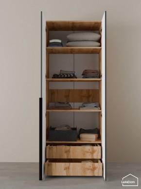 Шкаф Linnea MHR-2-4 2050х800х510 (ДВ-М 11.1.25) в Асбесте - asbest.mebel24.online | фото 6