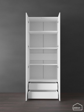 Шкаф Linnea MHR-2PO-4 2050х800х510 (Белый-М 11.1.2) в Асбесте - asbest.mebel24.online | фото 6