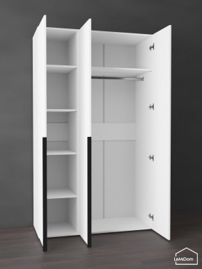 Шкаф Linnea MHR-3-1 2050х1200х510 (Белый-М 11.1.1) в Асбесте - asbest.mebel24.online | фото 4