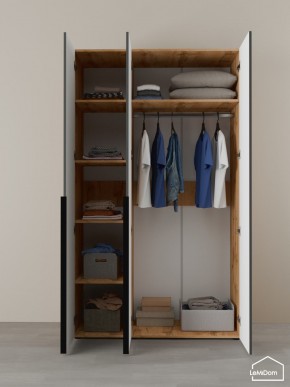 Шкаф Linnea MHR-3-1 2050х1200х510 (ДВ-М 11.1.25) в Асбесте - asbest.mebel24.online | фото 4