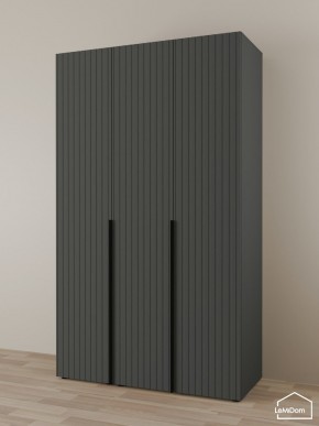 Шкаф Linnea MHR-3-1 2050х1200х510 (Графит-М 11.1.25) в Асбесте - asbest.mebel24.online | фото