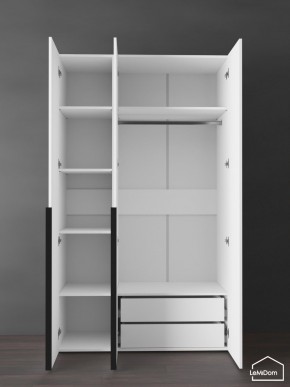 Шкаф Linnea MHR-3-2 2050х1200х510 (Белый-М 11.1.1) в Асбесте - asbest.mebel24.online | фото 5