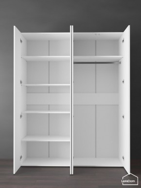 Шкаф Linnea MHR-4PO-1 2050х1600х510 (Белый-М 11.1.2) в Асбесте - asbest.mebel24.online | фото 4