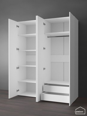 Шкаф Linnea MHR-4PO-2 2050х1600х510 (Белый-М 11.1.2) в Асбесте - asbest.mebel24.online | фото 6