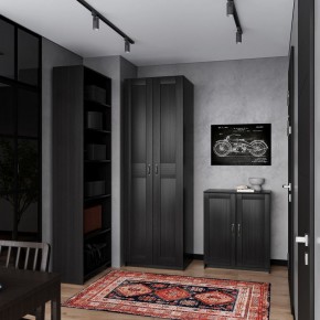 Шкаф МАКС двухдверный, цвет Дуб Венге в Асбесте - asbest.mebel24.online | фото 4