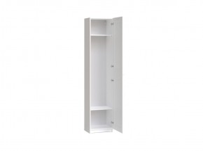 Шкаф МАКС однодверный узкий, цвет белый в Асбесте - asbest.mebel24.online | фото 2