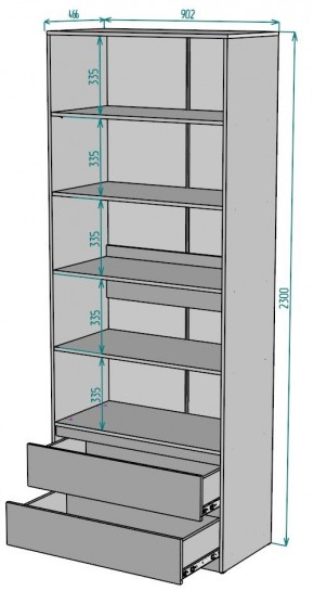 Шкаф Мальта H185 в Асбесте - asbest.mebel24.online | фото 2