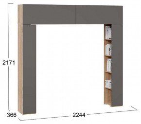 Шкаф навесной Порто СМ-393.21.022 в Асбесте - asbest.mebel24.online | фото 3