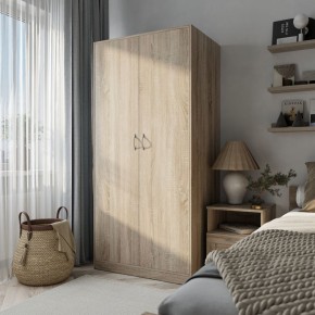 Шкаф ПЕГАС двухдверный, цвет Дуб Сонома в Асбесте - asbest.mebel24.online | фото 4