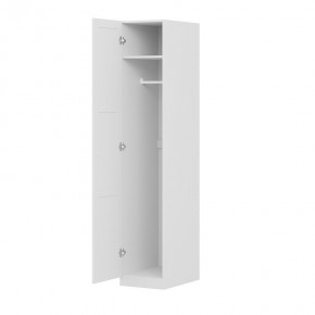 Шкаф ПЕГАС однодверный с рамочным фасадом, цвет белый в Асбесте - asbest.mebel24.online | фото 2
