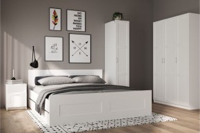 Шкаф ПЕГАС однодверный с рамочным фасадом, цвет белый в Асбесте - asbest.mebel24.online | фото 4