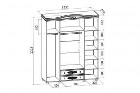 Шкаф платяной Ассоль АС-28 в Асбесте - asbest.mebel24.online | фото 4