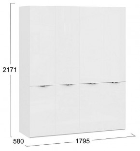 Шкаф платяной Глосс СМ-319.07.441 в Асбесте - asbest.mebel24.online | фото 3