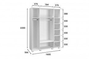 Шкаф платяной Монблан МБ-25К в Асбесте - asbest.mebel24.online | фото 3