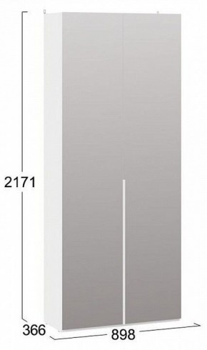 Шкаф платяной Порто СМ-393.07.224 в Асбесте - asbest.mebel24.online | фото 3