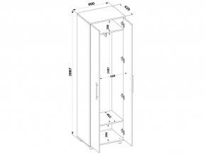 Шкаф платяной ШО-1 в Асбесте - asbest.mebel24.online | фото 3