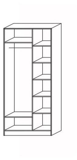 Шкаф платяной Венеция в Асбесте - asbest.mebel24.online | фото 2