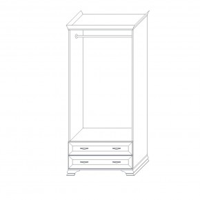 Шкаф распашной двухдверный Сиена в Асбесте - asbest.mebel24.online | фото 5