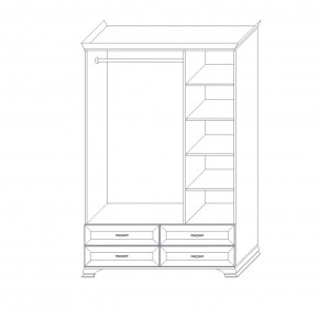 Шкаф распашной трехдверный Сиена в Асбесте - asbest.mebel24.online | фото 10