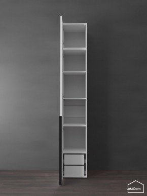 Шкаф с антресолью Linnea MHR-1A-4 2450х400х510 (Белый-М 11.1.1) в Асбесте - asbest.mebel24.online | фото 6