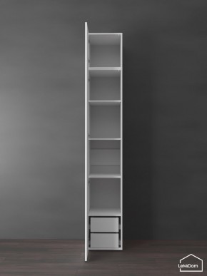 Шкаф с антресолью Linnea MHR-1POA-4 2450х400х510 (Белый-М 11.1.1) в Асбесте - asbest.mebel24.online | фото 6