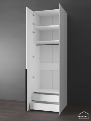 Шкаф с антресолью Linnea MHR-2A-3 2450х800х510 (Белый-М 11.1.1) в Асбесте - asbest.mebel24.online | фото 5