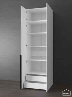 Шкаф с антресолью Linnea MHR-2A-4 2450х800х510 (Белый-М 11.1.2) в Асбесте - asbest.mebel24.online | фото 5