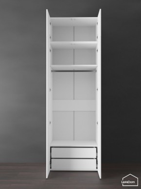 Шкаф с антресолью Linnea MHR-2POA-3 2450х800х510 (Белый-М 11.1.2) в Асбесте - asbest.mebel24.online | фото 5