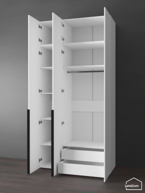 Шкаф с антресолью Linnea MHR-3A-2 2450х1200х510 (Белый-М 11.1.2) в Асбесте - asbest.mebel24.online | фото 5