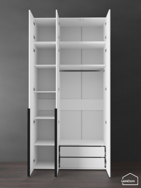 Шкаф с антресолью Linnea MHR-3A-2 2450х1200х510 (Белый-М 11.1.2) в Асбесте - asbest.mebel24.online | фото 6