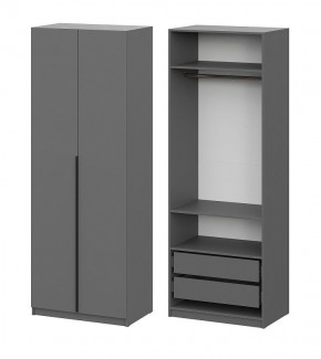 Шкаф ШК-5 + 2 полки + ящики (800) Графит в Асбесте - asbest.mebel24.online | фото 1