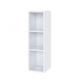 Шкаф Сириния навесной открытый белый/МДФ белый снег в Асбесте - asbest.mebel24.online | фото