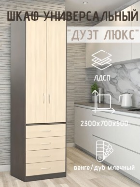 Шкаф универсальный Дуэт Люкс в Асбесте - asbest.mebel24.online | фото 3