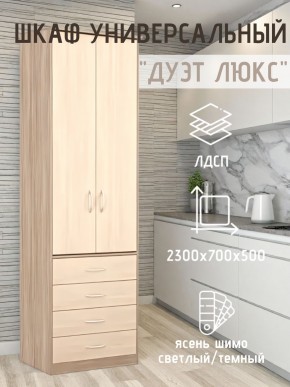 Шкаф универсальный Дуэт Люкс в Асбесте - asbest.mebel24.online | фото 5