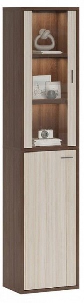 Шкаф-витрина Домино СУ(ш1в2)+1ФГ+1ФС в Асбесте - asbest.mebel24.online | фото 2
