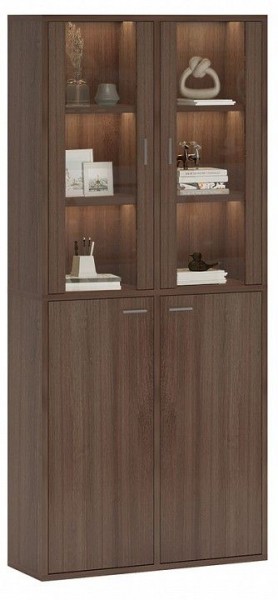 Шкаф-витрина Домино СУ(ш2в2)+2ФС+2ФГ в Асбесте - asbest.mebel24.online | фото 2