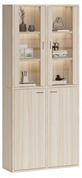 Шкаф-витрина Домино СУ(ш2в2)+2ФС+2ФГ в Асбесте - asbest.mebel24.online | фото 2