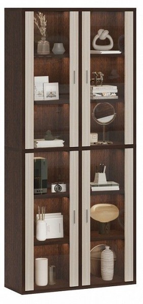 Шкаф-витрина Домино СУ(ш2в2)+4ФС в Асбесте - asbest.mebel24.online | фото 2