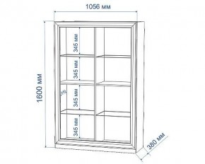 Шкаф-витрина Нобиле ШВтН ФСД-ФСД в Асбесте - asbest.mebel24.online | фото 2