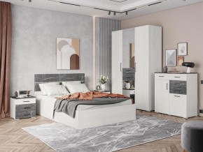 Спальня Теана Ясень Анкор светлый/Мрамор дарк в Асбесте - asbest.mebel24.online | фото