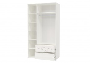 АДЕЛИНА Спальный гарнитур (модульный) Рамух белый в Асбесте - asbest.mebel24.online | фото 9