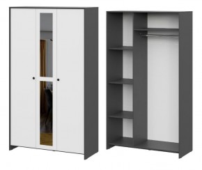 Спальный гарнитур Дольче (графит/белый) модульный в Асбесте - asbest.mebel24.online | фото 6