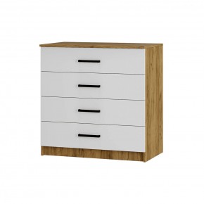 Спальный гарнитур Евро (модульный) Крафт/Белый в Асбесте - asbest.mebel24.online | фото 10