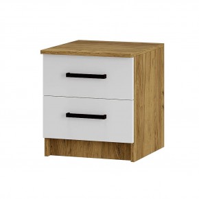 Спальный гарнитур Евро (модульный) Крафт/Белый в Асбесте - asbest.mebel24.online | фото 3