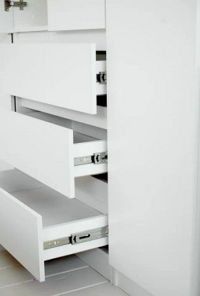 Спальный гарнитур Парус (Белый/Белый) 1400 (Вариант-2) в Асбесте - asbest.mebel24.online | фото 8