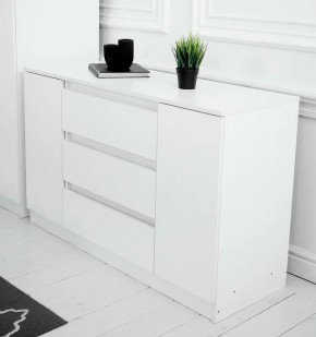 Спальный гарнитур Парус (Белый/Белый) 1400 (Вариант-2) в Асбесте - asbest.mebel24.online | фото 9