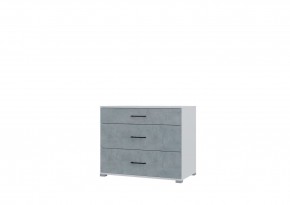 Спальный гарнитур VICTOR (модульный) Белый-Бетон в Асбесте - asbest.mebel24.online | фото 4